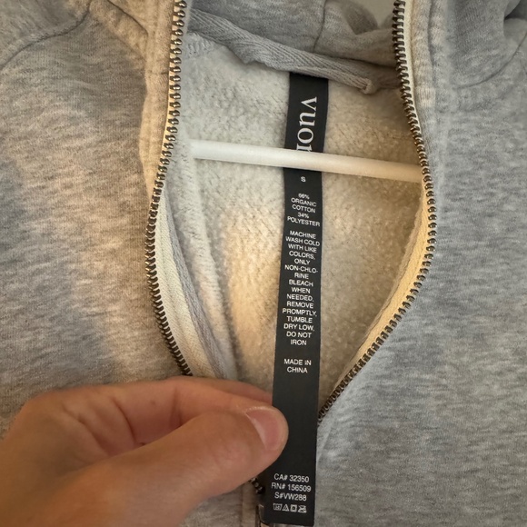 NWT Vuori Restore Half Zip Hoodie Sz S - Picture 4 of 5